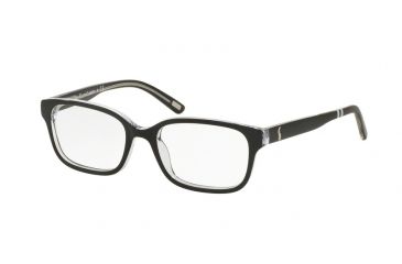 Image of Polo PP8520 Eyeglass Frames 541-48 - Black Crystal Frame