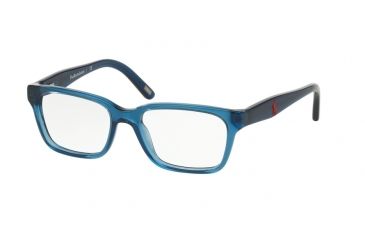 Image of Polo PP8524 Single Vision Prescription Eyeglasses 1501-44 - Navy Frame