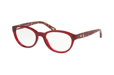 Image of Polo PP8526 Eyeglass Frames 5762-47 - Red Trasparent