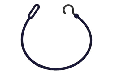 Image of Polyflex Polycord End Loop Poly Cord 30in, 30inch, PC30LE-BK