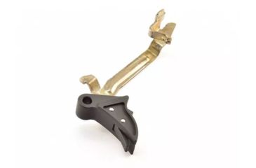 Image of Polymer80 PF-Series/Glock Curved Trigger and Safety, Aluminum, Black, P80-CP-CT-BLK-BLK