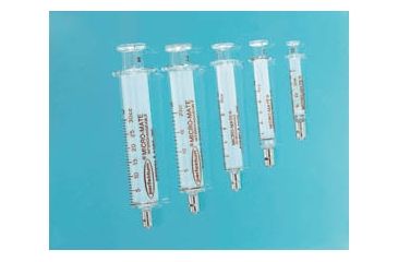Image of Popper Perfectum Hypodermic Syringes, Reusable, Popper Sons 5117