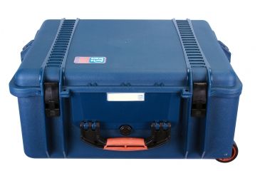 Image of Porta Brace PB-2750F Wheeled Superlite Vault Hard Case,Blue,21x18x9in w/Foam/Backpack PB-2750BKF