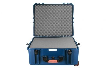 Image of Porta Brace PB-2750F Wheeled Superlite Vault Hard Case,Blue,21x18x9in w/Foam/Backpack PB-2750BKF