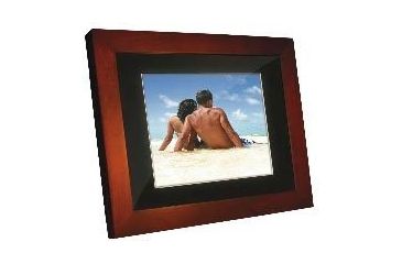 Image of Portable USA 8'' Wood Digital Picture Frame PU8W