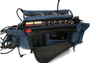 Image of PortaBrace MXC-X4 Audio Combination Mixer Case - Blue