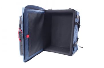 Image of PortaBrace BK-3BLC Large Backpack with Standard Straps and 2-Pocket Module - Blue