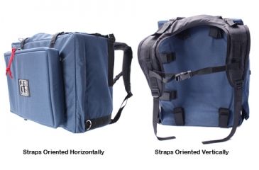 Image of Porta-Brace Modular Backpack and Case, Large, with Laptop Module and Standard Straps - Blue BK-3LCL