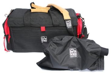 Image of Porta-Brace DVO-1R/QS-M3 DV Organizer Case - Small, Black with Quick Slick camera cover