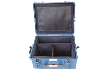Image of PortaBrace Waterproof Hard Case with Divider Kit - Blue - PB-2700DK