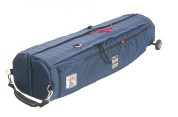 Image of PortaBrace Tripod ShellPack w/ Wheels 46 in. - Blue TS-46BOR