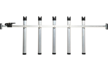 Image of Portarod Inshore 5 Rod Holder, 1in dia. beam, expands 53in to 84in, fits almost any truck bed, Aluminum Body, 5PortarodIN