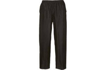 Image of Portwest Classic Rain Pants, Black, 4XL, S441BKR4XL