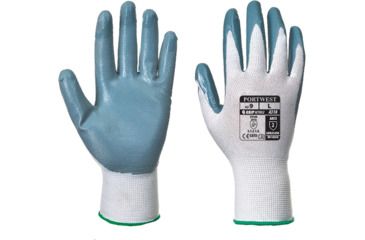 Image of Portwest Flexo Grip Glove, Grey/White, Large, A310GRWL