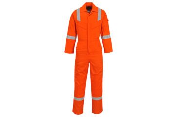 Image of Portwest FR Antistatic Coverall, Orange, 3XL, UFR21ORRXXXL