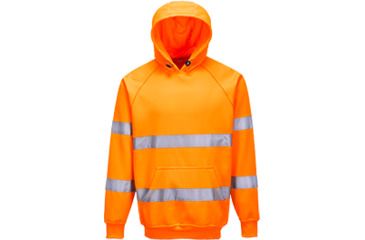 Image of Portwest Hi-Vis Hooded Sweatshirt, Orange, 2XL, B304ORRXXL