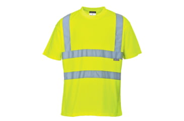 Image of Portwest Hi-Vis T-Shirt, Yellow, 4XL Tall, S478YET4XL