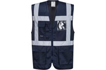 Image of Portwest Iona Executive Vest, Navy, Small, UF476NARS