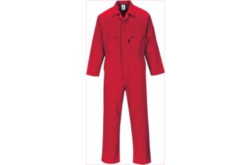 Image of Portwest Liverpool Zipper Coverall, Red, 2XL, C813RERXXL