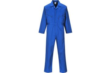 Image of Portwest Liverpool Zipper Coverall, Royal, Large, C813RBRL
