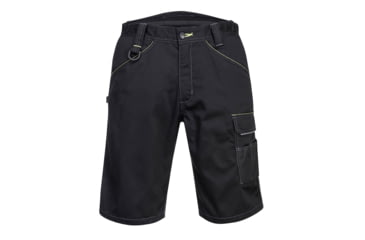Image of Portwest PW3 Work Shorts, Black, 32, PW349BKR32