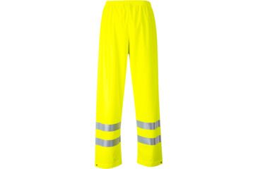 Image of Portwest Sealtex Flame FR Hi-Vis Pants, Yellow, 4XL, FR43YER4XL