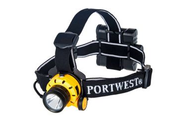 Image of Portwest Ultra Power Headlight, 500 Lumens, Yellow/Black, PA64YBR