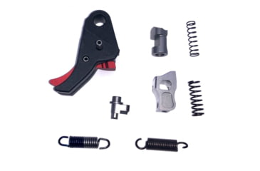 Image of Powder River Precision PRP Trigger Kit for Hellcat, Red Safety Trigger Shoe, PRP-HV1-TKR