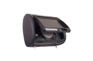 Image of Power Acoustik 7- inch LCD Universal Headrest Monitor with DVD, IR &amp; FM Transmitters &amp; 3 Interchangeable Skins, Black, 7, HDVD-71CC