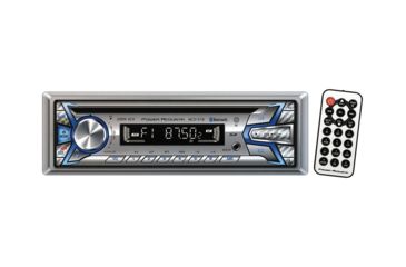 Image of Power Acoustik Cd/Mp3 Receiver AM/FM USB Aux Bluetooth, Silver MCD51B