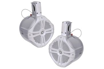 Image of Power Acoustik Marine 6.5in Wake Tower Speaker - Pair, White MWT65W