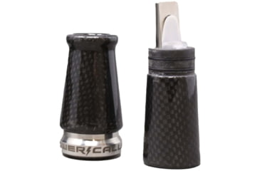 Image of Higdon Outdoors Power Calls Gravity Cti Short-Reed Canada Goose Call w/Lightning Board, Fast-High Pitched, Realistic Deep Tone, Black Carbon Fiber, 27111