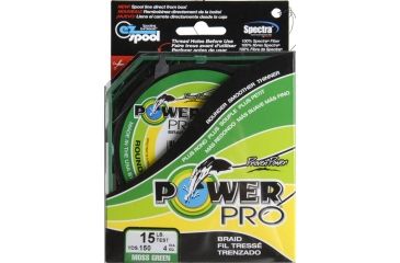 Image of Power Pro Braided Line Moss Green 150 yds. - 15 lb. Test, Green 628412
