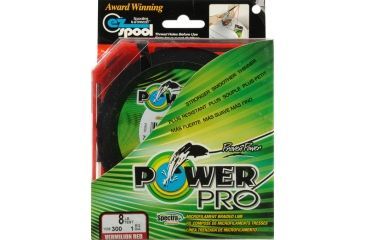 Image of Power Pro Braided Line Vermilion Red 300 yds. - 8 lb. Test, Red 051625