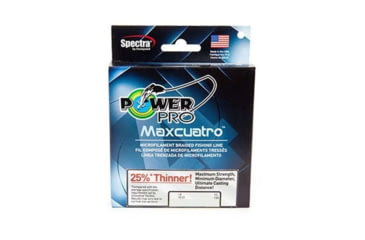 Image of Power Pro MaxCuatro Spectra HT Braided Fishing Line 100lb 300yd White, 33401000300W