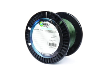 Image of Power Pro MaxCuatro Spectra HT Braided Fishing Line 80lb 1500yd Moss Green, 33400801500E