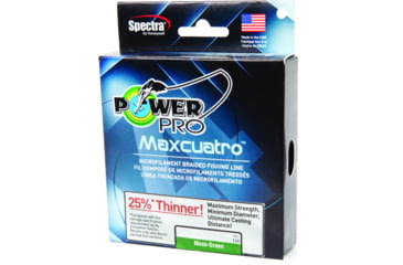 Image of Power Pro MaxCuatro Spectra HT Braided Fishing Line 80lb 150yd Moss Green, 33400800150E