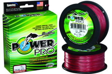 Image of Power Pro Spectra Braided Fishing Line 150lb 300yd Vermillion Red, 21101500300V