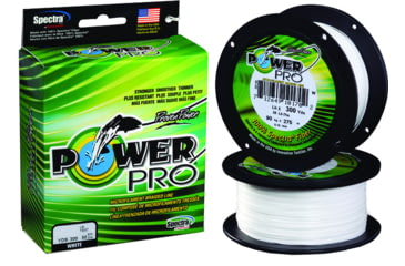 Image of Power Pro Spectra Braided Fishing Line 80lb 300yd White, 21100800300W