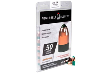 Image of Powerbelt Bulk Pack .50 Cal Rifle Bullets, 245 Grain, AeroTip, 50pk, 1212596