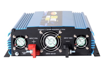Image of Powerbright 12-Volt Modified Sine Wave Inverter, Black/Blue, 1,500 Watts, PW1500-12