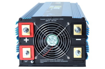 Image of Powerbright 12-Volt Modified Sine Wave Inverter, Black/Blue, 6.000 Watts, PW6000-12