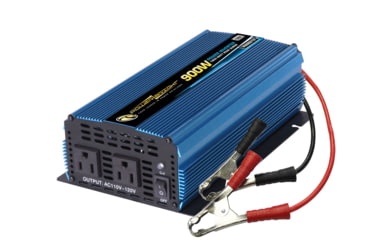 Image of Powerbright 12-Volt Modified Sine Wave Inverter, Black/Blue, 900 Watts, PW900-12