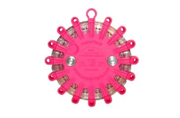 Image of Powerflare Rechargeable PF200 Safety Light w/ CR123 Battery, Amber LED, Hot Pink Shell PF210R-A-HP