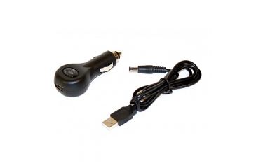 Image of PowerTac Car Adapter - Compatible with Reloaded, X3000, and Thunderbolt, Black, CADA-P