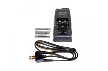Image of Powertac Gladiator Rechargeable Package - 750 Lumen LED Flashlight w/Rechargeable Batteries and Home Charger GLADIATOR-RECHARGABLE
