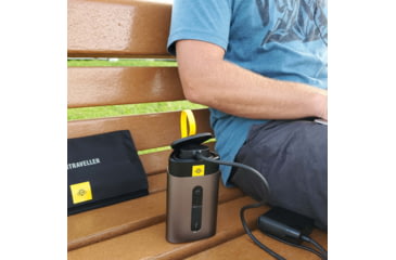 Image of PowerTraveller Condor 100 Portable Charger, AC Power, 110V, Black, PWT-PTL-CDA100