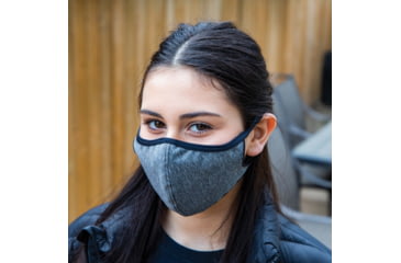 Image of PowerTraveller Defender Pro Reusable Face Mask w/ Composite Filter, Gray, One Size, PPE-GDP050