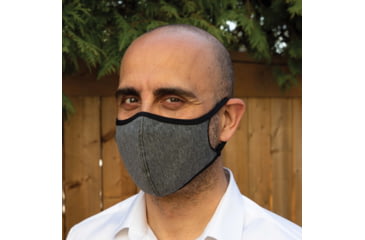 Image of PowerTraveller Defender Pro Reusable Face Mask w/ Composite Filter, Gray, One Size, PPE-GDP050