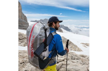 Image of PowerTraveller Extreme Solar Charger, Black/Orange Striping, 7.91 x 4.48 x .62 in, PTL-EXTSL001